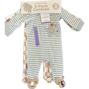 Three Baby Boy Coveralls - 3 Months